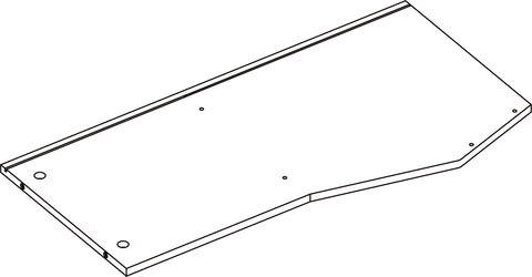 Kids Catch-All Multi-Cubby 35" Toy Organizer - Part 02 - Left Side Panel