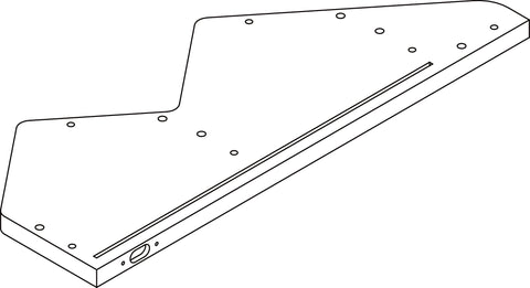 Kids Catch-All Wall Shelf with Hooks - Part 02 - Right Side Panel