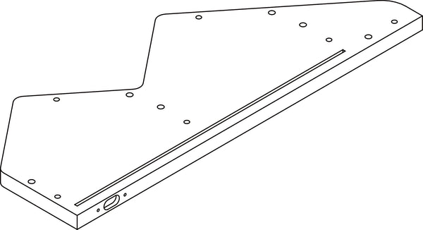 Kids Catch-All Wall Shelf with Hooks - Part 02 - Right Side Panel