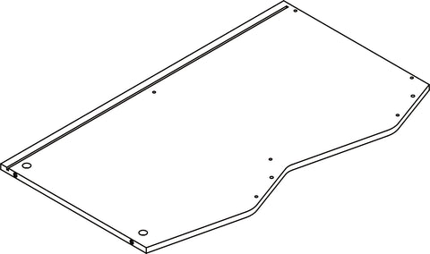 Afton 3-Tier Shoe Rack with Storage Bins - Part 02 - Left Side Panel