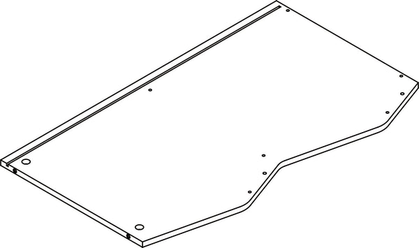 Afton 3-Tier Shoe Rack with Storage Bins - Part 02 - Left Side Panel