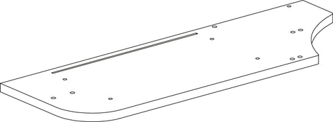 Book Nook Kids Wall Shelf with Cubbies and Bookrack - Part 02 - Right Side Panel