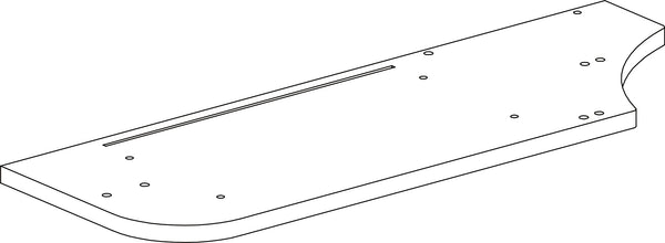 Book Nook Kids Wall Shelf with Cubbies and Bookrack - Part 02 - Right Side Panel