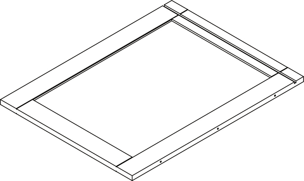 Ellsworth Double Tilt-Out Laundry Hamper - Part 02 - Hamper Back Panel