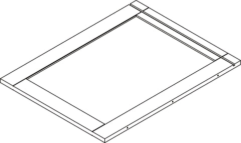 Ellsworth Double Tilt-Out Laundry Hamper - Part 02 - Hamper Back Panel