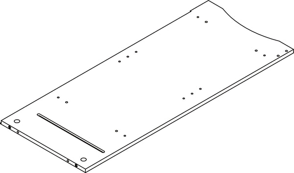 Ashland Slim Cabinet with Drawer - Part  02 - Left Side Panel