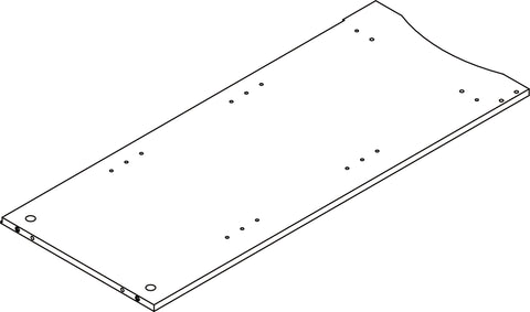 Ashland Slim Single Door Cabinet - Part  02 - Left Side Panel