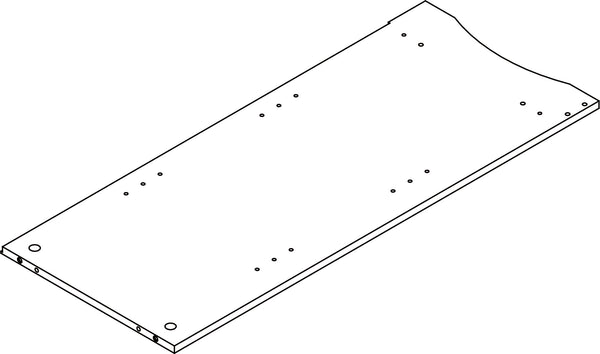 Ashland Slim Single Door Cabinet - Part  02 - Left Side Panel