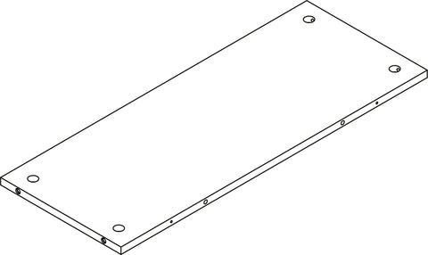 Kids Bookrack with Two Cubbies - Part 03 - Back Panel #1