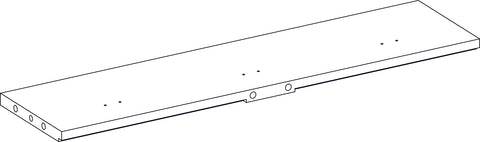 Woodbury Hall Tree with Bench - Part 03 - Middle Rear Board