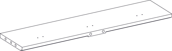 Woodbury Hall Tree with Bench - Part 03 - Middle Rear Board