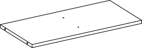 Woodbury Storage Cabinet with Cubbies and Drawer - Part 03 - Top Shelf