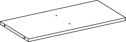 Woodbury Storage Cabinet with Cubbies and Drawer - Part 03 - Top Shelf