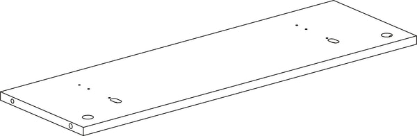 Book Nook Kids Wall Shelf with Cubbies and Bookrack - Part 03 - Upper Back Board