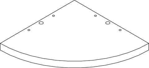 5-Tier Corner Ladder Shelf - Part 03 - Shelf #1