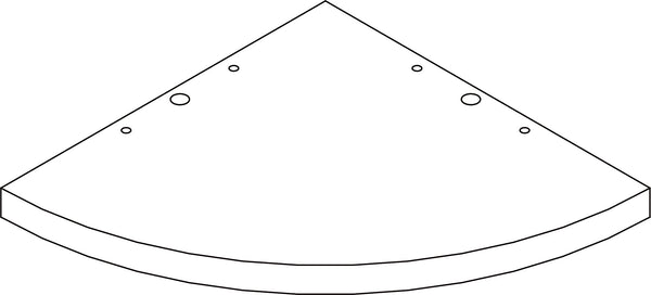 5-Tier Corner Ladder Shelf - Part 03 - Shelf #1