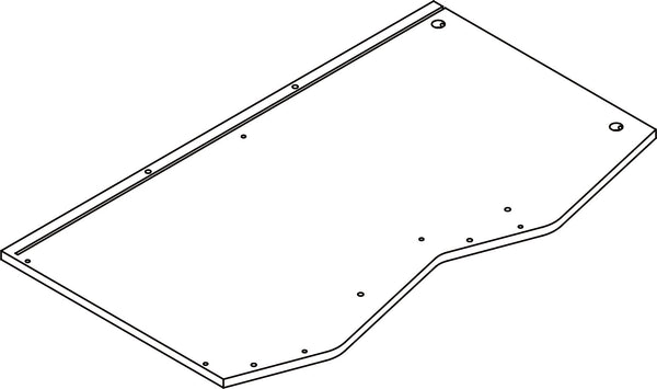 Afton 3-Tier Shoe Rack with Storage Bins - Part 03 - Right Side Panel