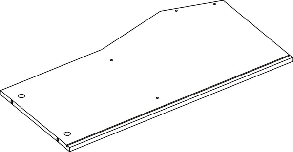 Kids Catch-All Multi-Cubby 35" Toy Organizer - Part 03 - Right Side Panel