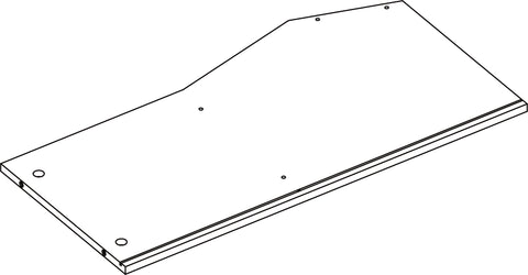 Kids Catch-All Multi-Cubby 24" Toy Organizer - Part 03 - Right Side Panel