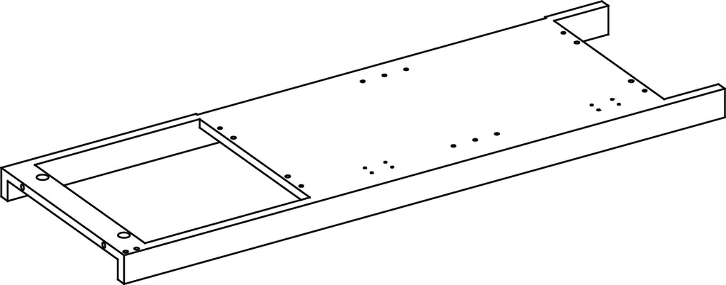 Madison Single Door Floor Cabinet - Part 03 - Left Side Panel
