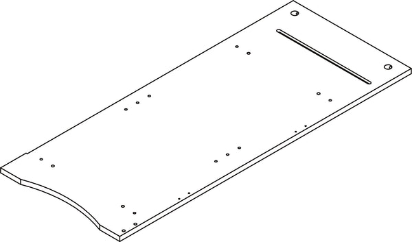 Ashland Slim Cabinet with Drawer - Part  03 - Right Side Panel