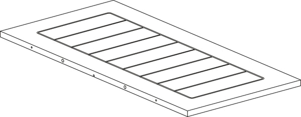 Kids 6 Cubby Storage Activity Table - Part 03 - Side Panel