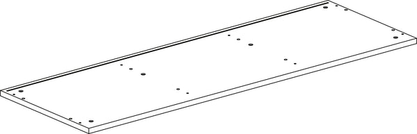 Book Nook Kids Storage Bench with Cubbies - Part 03 - Bottom Panel