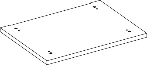 Madison Linen Tower with Open Shelves - Part 03 - Middle Connection Board