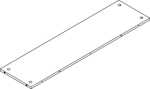 Kids Bookrack with Three Cubbies - Part 03 - Back Panel #1