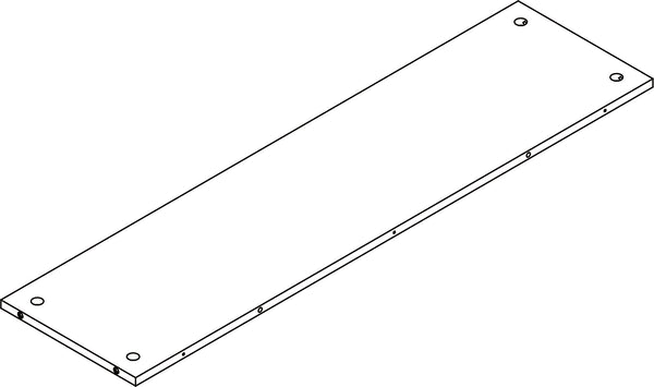 Kids Bookrack with Three Cubbies - Part 03 - Back Panel #1