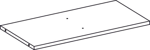 Woodbury Storage Cabinet with Cubbies and Drawer - Part 04 - Middle Shelf