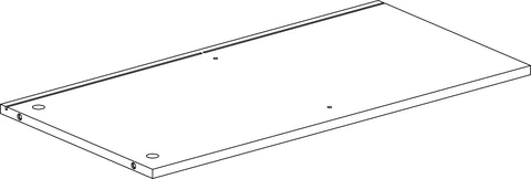 Book Nook Kids Storage Bench with Cubbies - Part 04 - Left Side Panel