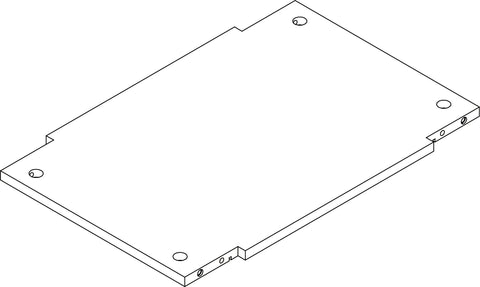 Book Nook Kids Cubby Storage Tower with Bookshelves - Part 04 - Bottom Board