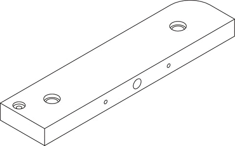 5-Tier Corner Ladder Shelf - Part 04 - Shelf #1 Left Rail Board