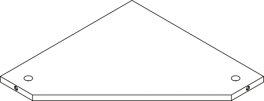Somerset Single Door Corner Cabinet - Part 04 - Bottom Board