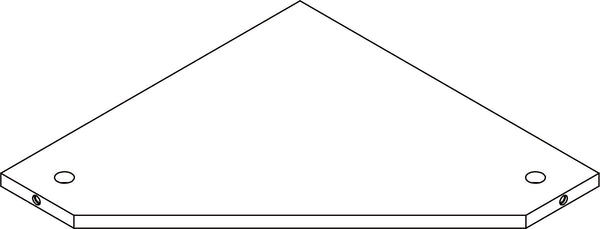 Somerset Single Door Corner Cabinet - Part 04 - Bottom Board