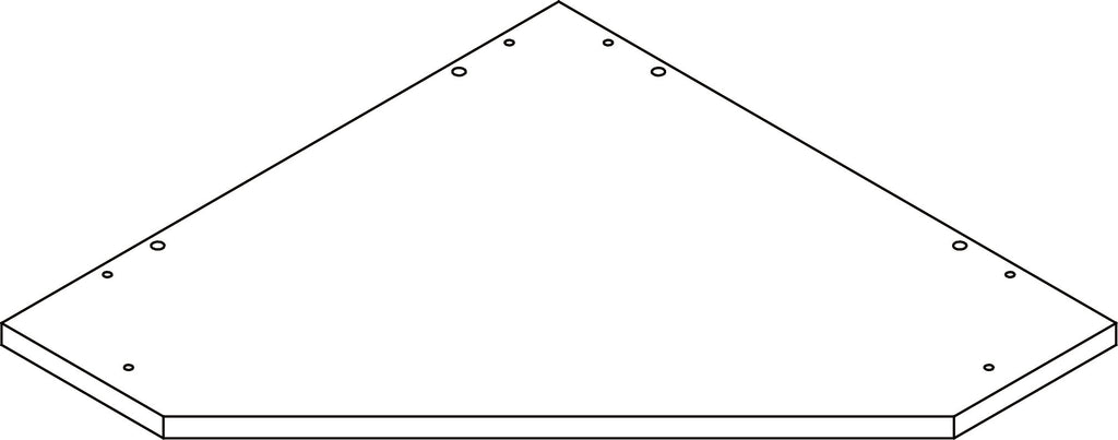 Somerset Corner Wall Cabinet - Part 04 - Bottom Board