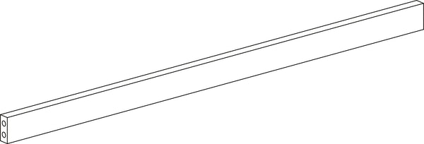 Book Nook Kids Wall Shelf with Cubbies and Bookrack - Part 04 - Cross Bar