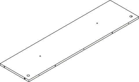 Kids Bookrack with Three Cubbies - Part 04 - Back Panel #2