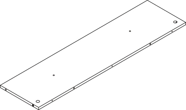 Kids Bookrack with Three Cubbies - Part 04 - Back Panel #2