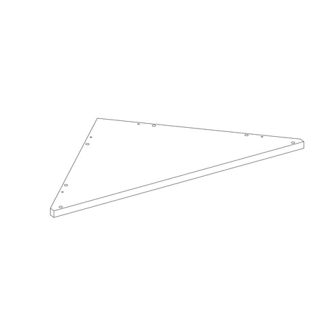 Madison Tall Corner Cabinet - Part 04 - Middle Connection Board