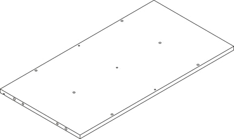 Book Nook Kids Cubby Storage Cabinet with Bookrack - Part 04 - Top Board