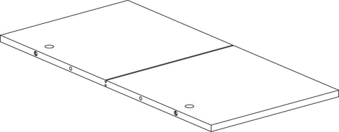 Kids 6 Cubby Storage Activity Table - Part 04 - Vertical Support Board