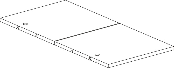 Kids 6 Cubby Storage Activity Table - Part 04 - Vertical Support Board