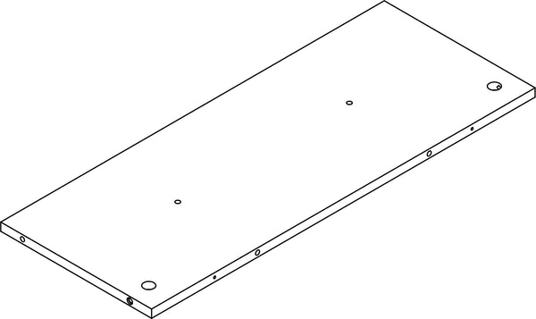 Kids Bookrack with Two Cubbies - Part 04 - Back Panel #2