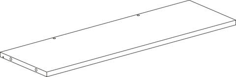 Book Nook Kids Wall Shelf with Cubbies and Bookrack - Part 05 - Top Shelf