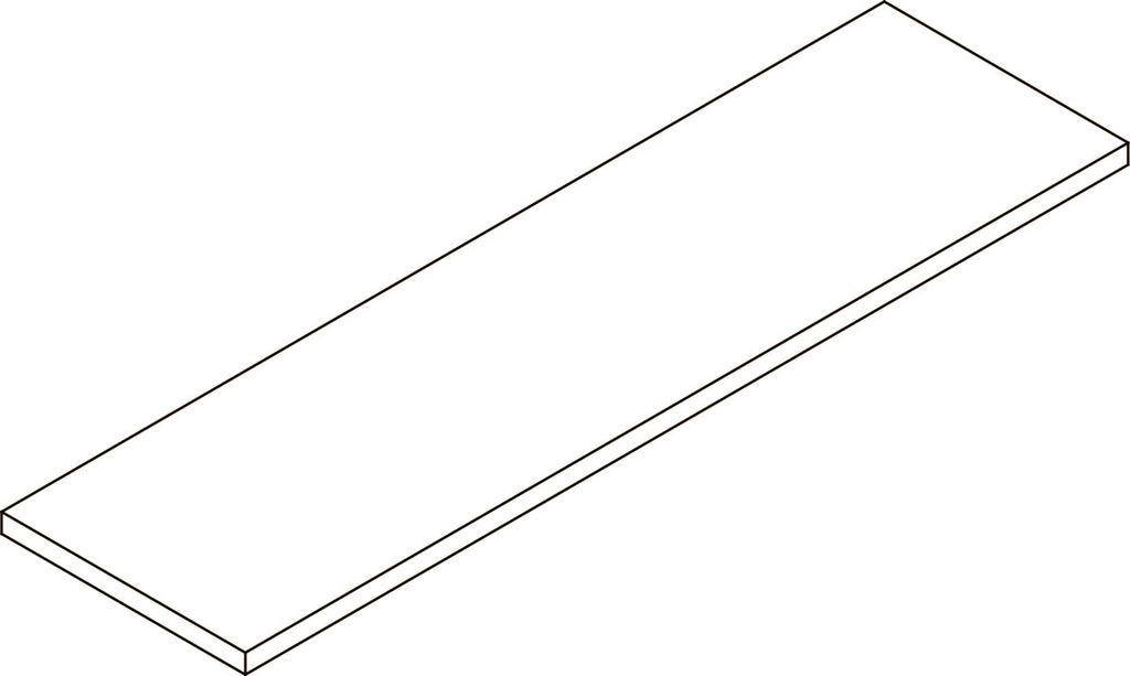 Ashland Wall Cabinet with Mirror - Part 05 - Adjustable Shelf