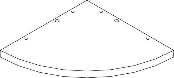 Corner Ladder Wall Shelf - Part 05 - Shelf #1