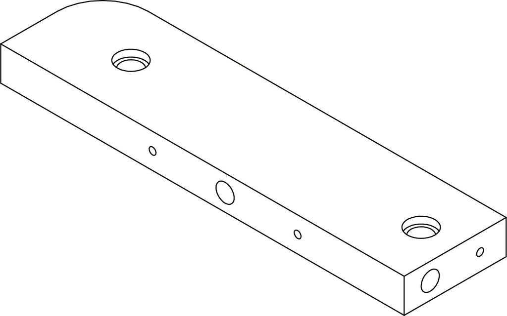 5-Tier Corner Ladder Shelf - Part 05 - Shelf #1 Right Rail Board