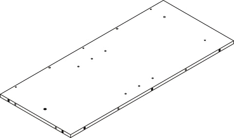 Somerset Single Door Corner Cabinet - Part 05 - Left Side Board